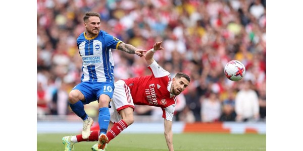 Arsenal faller på tabellen i Premier League