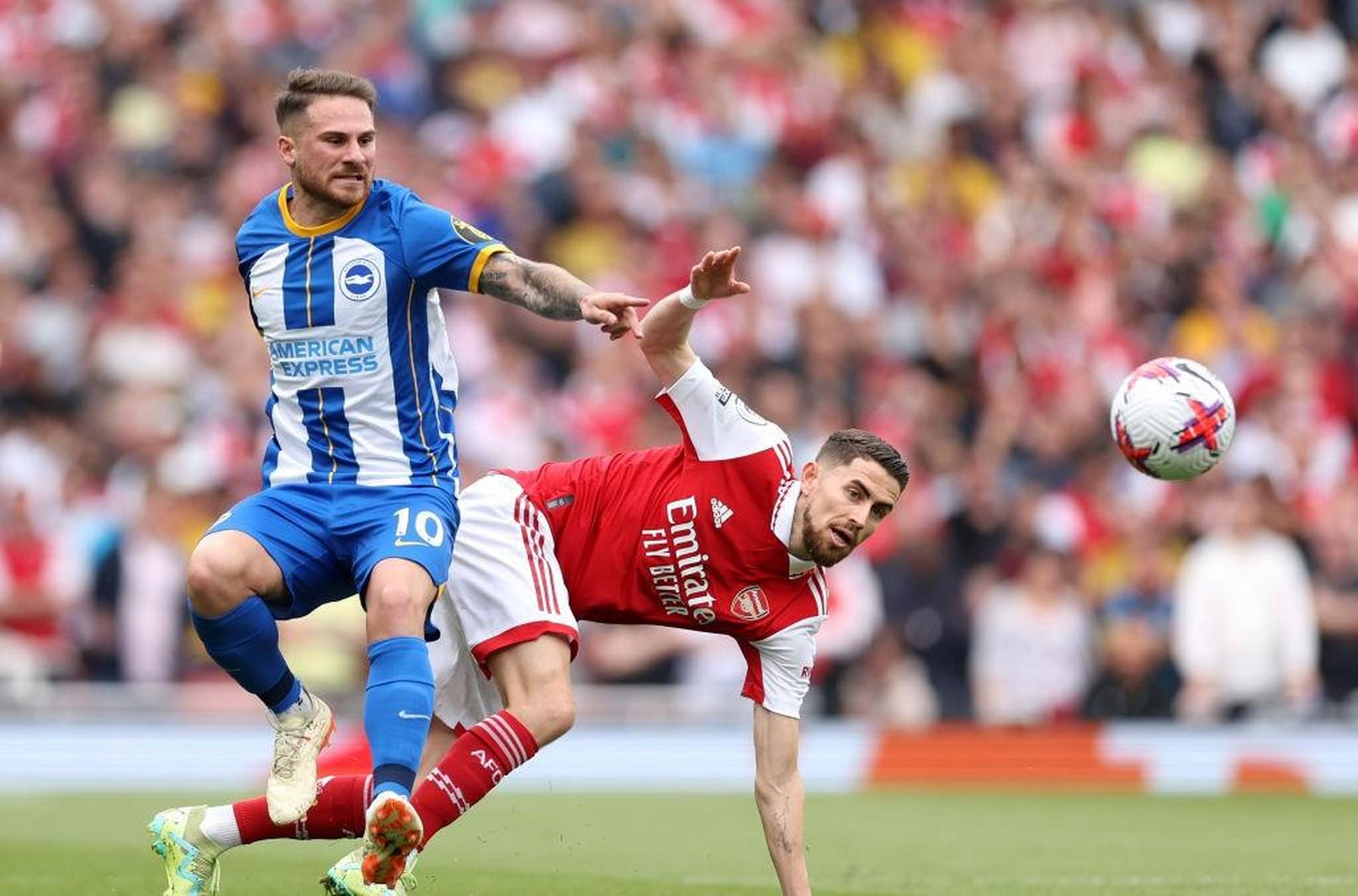 Arsenal faller på tabellen i Premier League